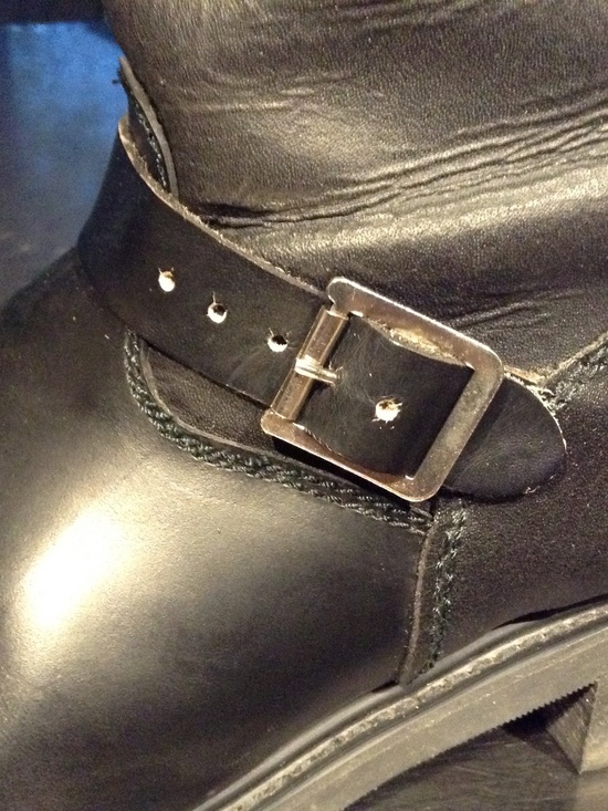 VTG Engineer Boots Men’s Sz 11 D Black Leather Steel Toe Oil Resistant Korea main image 7